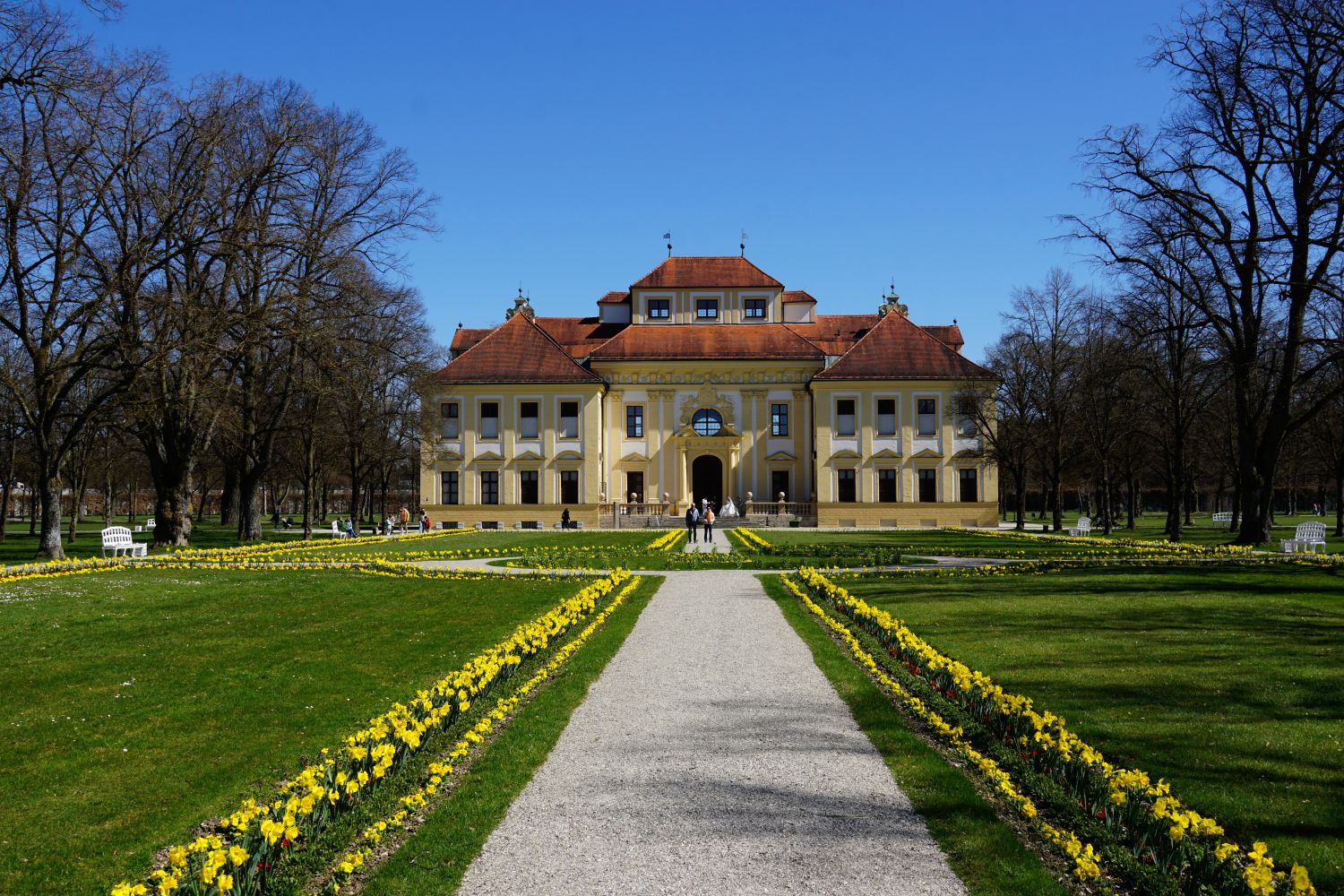 Das Lustschloss Lustheim der Schlossanlage Schleiheim