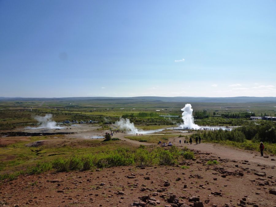 Ein Geysir