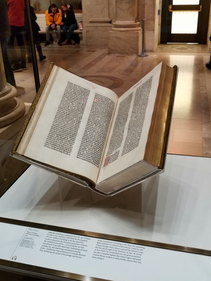 Eine Gutenberg Bibel